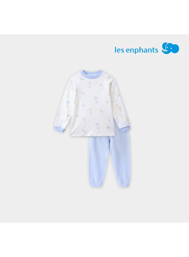 Les enphants Li Ying Fang Children's Underwear Set Homewear Set Baby Spring And Autumn Underwear Set 100cm - Image 5