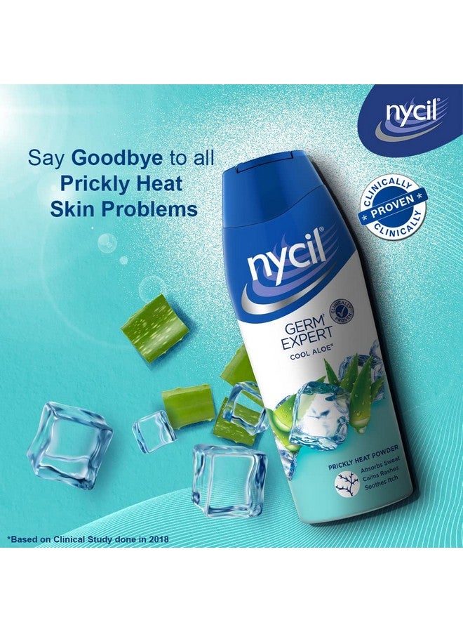 Nycil Germ Expert Cool Aloe Prickly Heat And Cooling Powder - 150 G + 50 G Free (Nycil Cool Herbal Powder) | Get Relief From Skin Problems - Image 4