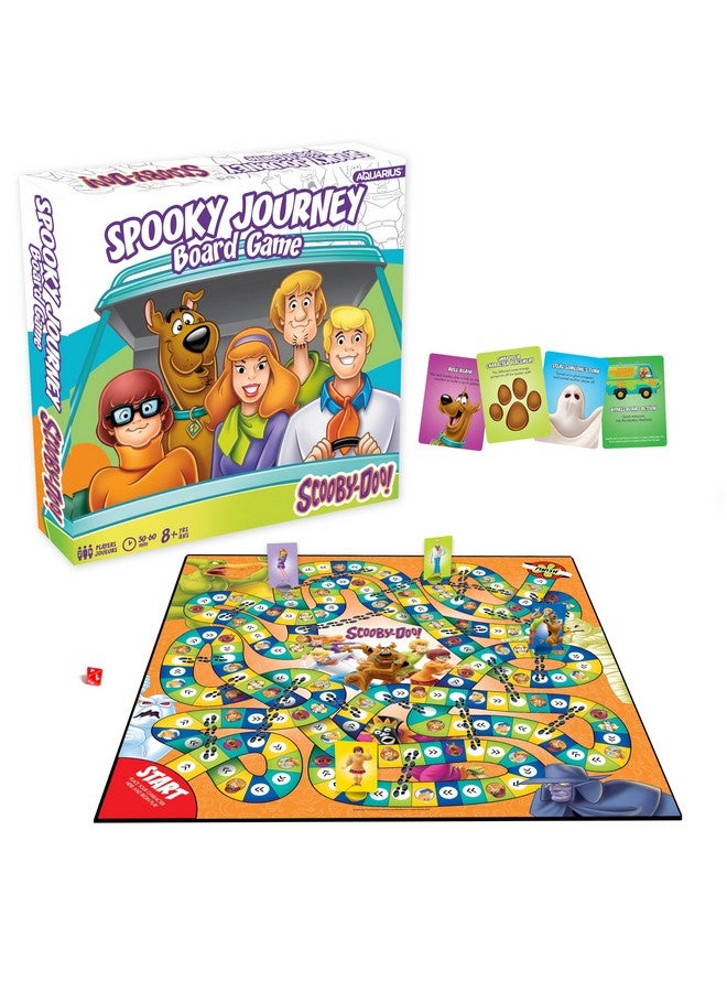 Aquarius AQUARIUS Scooby-Doo Journey Board Game - Fun for Kids & Adults - Officially Licensed Scooby-Doo Merchandise & Collectibles (97018), Blue, White, Orange, for 96 months - Image 1