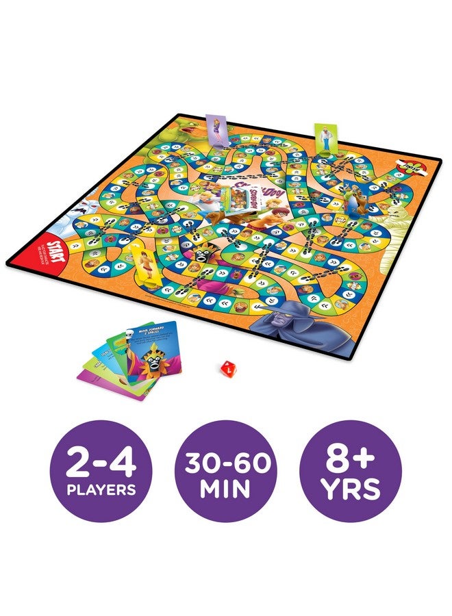 Aquarius AQUARIUS Scooby-Doo Journey Board Game - Fun for Kids & Adults - Officially Licensed Scooby-Doo Merchandise & Collectibles (97018), Blue, White, Orange, for 96 months - Image 2