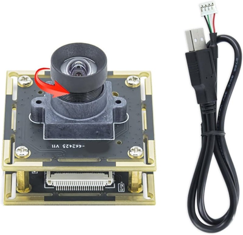 100 Degrees Manual Focus USB Camera Module 8MP 4K Low Latency Industrial Webcam - Image 1