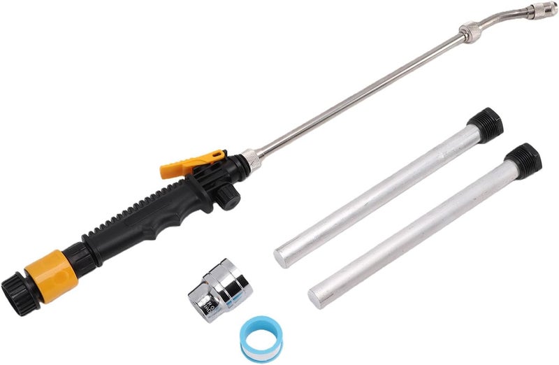 Luocute RV Water Heater Anode Rod Flush Wand Kit, 2 Anode Rods 1 Flush Wand Dual Hex Socket Wrench with Removable Nozzle, for Mor Flo Hot Water Heater Tank Maintenance - Image 2