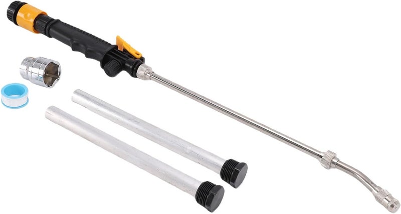 Luocute RV Water Heater Anode Rod Flush Wand Kit, 2 Anode Rods 1 Flush Wand Dual Hex Socket Wrench with Removable Nozzle, for Mor Flo Hot Water Heater Tank Maintenance - Image 4