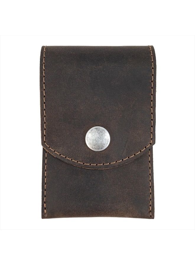 Hide & Drink , Soft Leather Double Nail Clipper Case, Beauty & Personal Care, Commuter & Nomad Gift, Grooming Case, Home & Travel Essentials, Handmade Includes 101 Year Warranty :: Bourbon Brown - Image 2