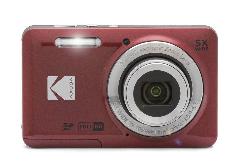 Photo4Less كاميرا كوداك PIXPRO FZ55 الرقمية (أحمر) + بطاقة ذاكرة 32 جيجابايت + حقيبة كاميرا نقطة وتصوير + monopod قابل للتمديد + قلم تنظيف العدسة + واقيات شاشة LCD + حامل ثلاثي القوائم على الطاولة حزمة شاملة - Image 5