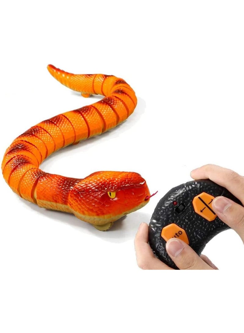 RC Snake Toy: Remote Control Python, Infrared Receiver, Electric Pet, Prank & Party Favor for Kids & Adults - Image 1