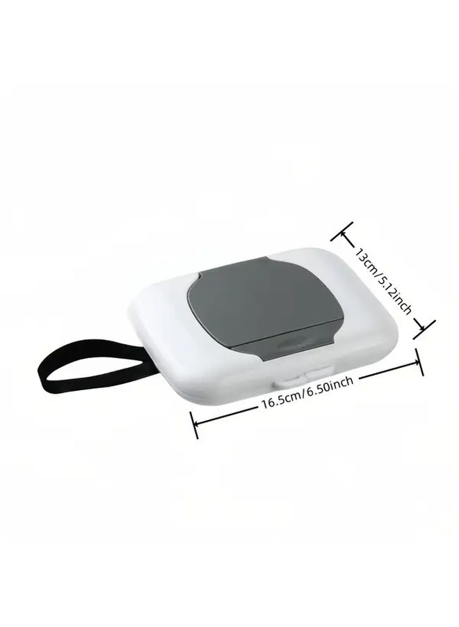 Green Portable Wet Wipe Dispenser Cartridge With Hanging Rope Travel Tissue Holder - Image 3