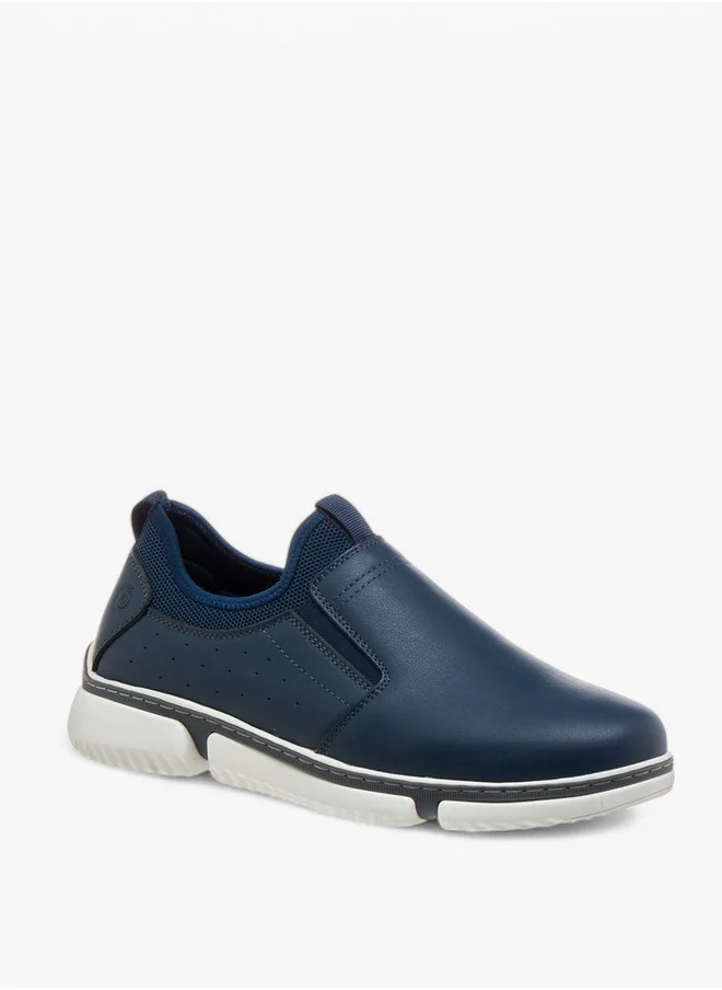 لو كونفورت Textured Slip-On Loafers