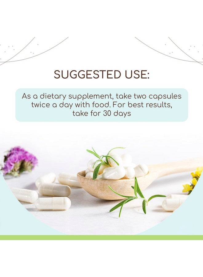 HerbEra Gotu Kola USDA Organic Capsules | Certified Organic Vegetarian Capsules, Herbal Dietary Supplement | Centella Asiatica Dried Herb (120 Count) - Image 3