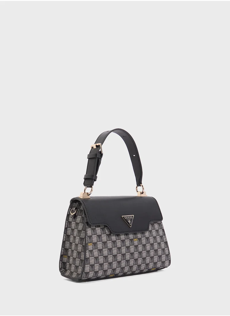 GUESS G Wave Top Handle Flap