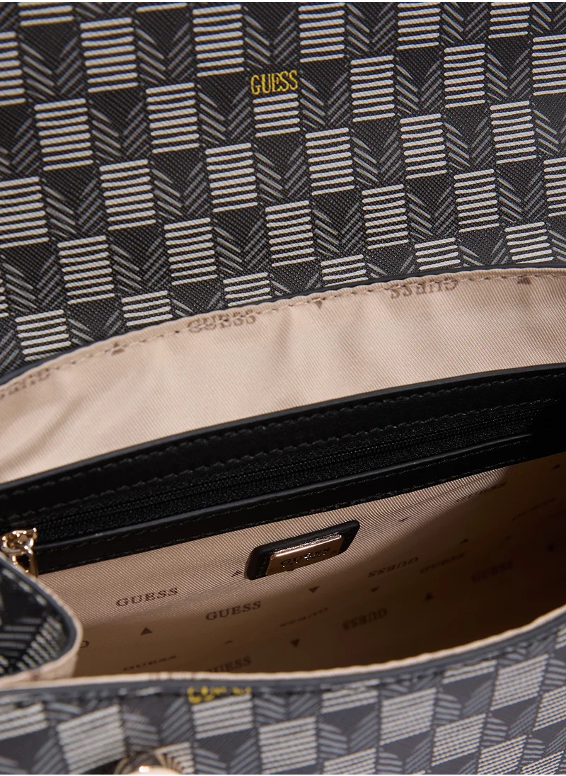 GUESS G Wave Top Handle Flap