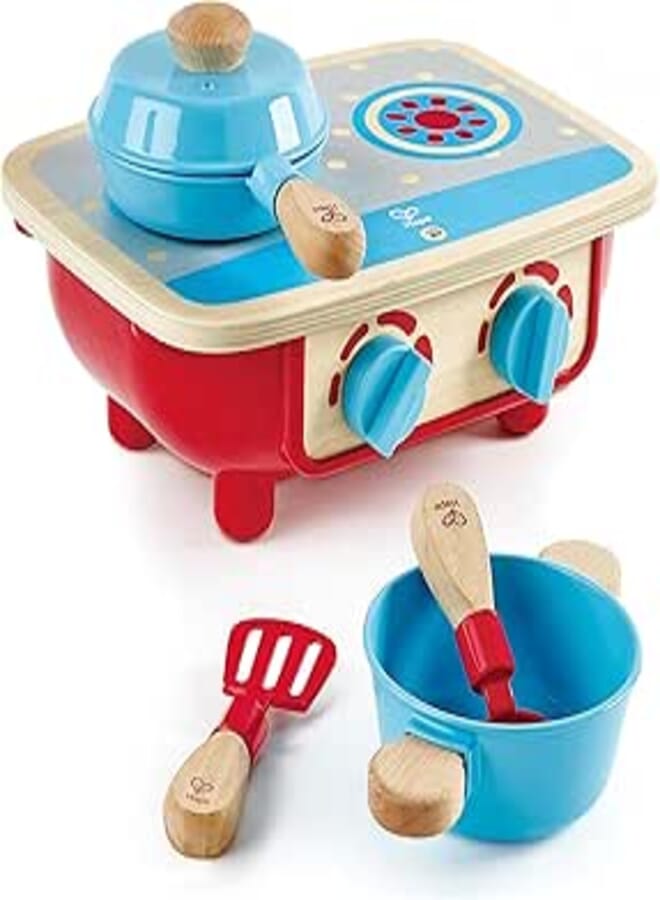 Hape E3170 Kitchen Set Stove Accessories for Children's Kitchens from 18 Months 31 x 12.2 x 24.1 cm