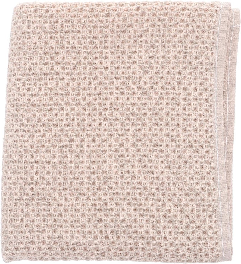 GALPADA Cotton Washcloth Gym Workout Towel Honeycomb Texture Cream White Sports Sweat Wipe Towel Portable Household Fitness Face Cloth for Summer - Image 1