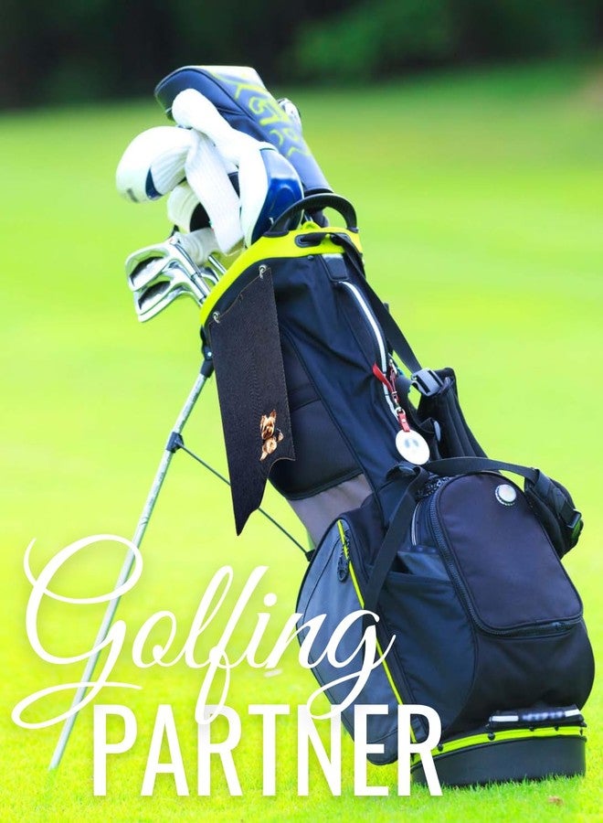CybGene Yorkie Gifts Golf Towel, Gifts for Yorkshire Lovers, 15.7“x23.6” Microfiber Golf Towel for Golf Bags for Birthday, Christmas - Image 3