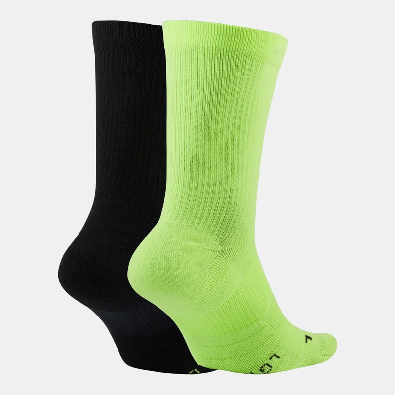 Nike Multiplier Running Crew Socks (2 Pairs)