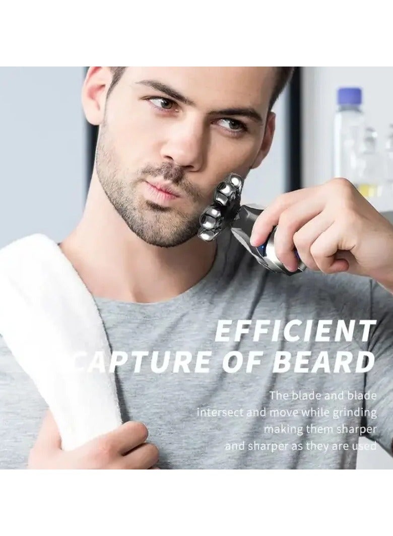 AROAQ Seven-Head Haircut Shaving Artifact Men's Special Razor Multi-Function Electric Razor Head Machine  - Image 5