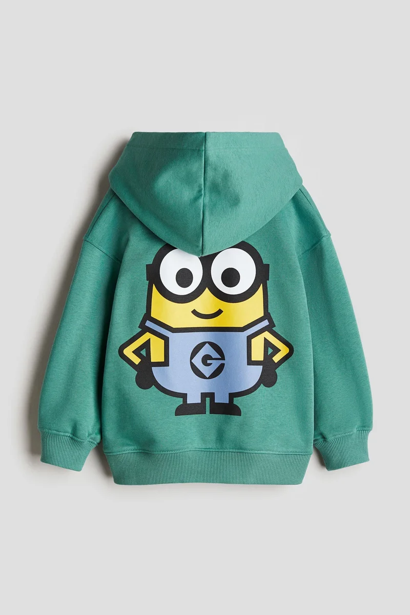 اتش اند ام Printed hoodie