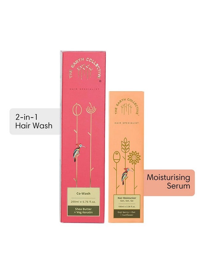 THE EARTH COLLECTIVE - Workout Hair Care Duo - Quick Wash & Post-Wash Hair Care. - Image 1