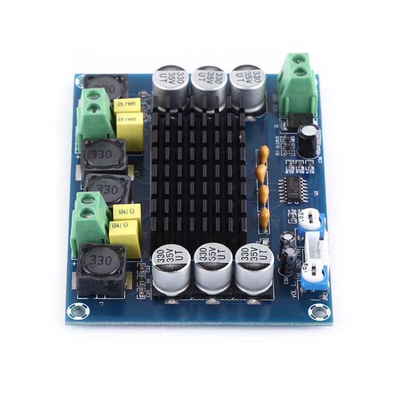 High Power Amplifier 120W+120W Multi-Protection Dual Channel Stereo Digital Amplifier - Enhanced Heat Dissipation Thick PCB Board for Audio Enthusiasts - Image 5