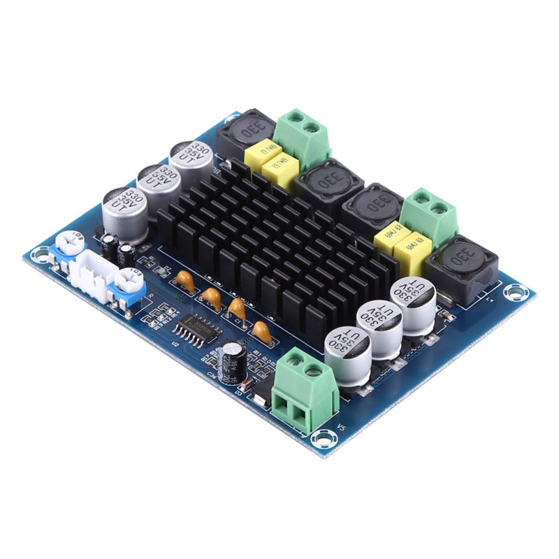 High Power Amplifier 120W+120W Multi-Protection Dual Channel Stereo Digital Amplifier - Enhanced Heat Dissipation Thick PCB Board for Audio Enthusiasts - Image 4