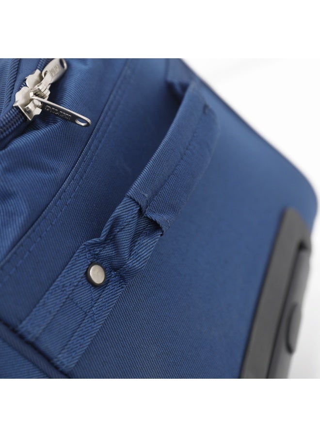 DILIXI طقم حقيبة دافليكس، 3 قطع، أزرق، قماش أكسفورد ناعم، مزودة بعجلات ومقبض تلسكوبي - Image 4