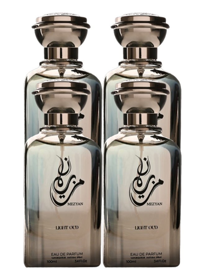 سيزان 4 قطع عطر مزيان لايت عود 100مل - Image 1