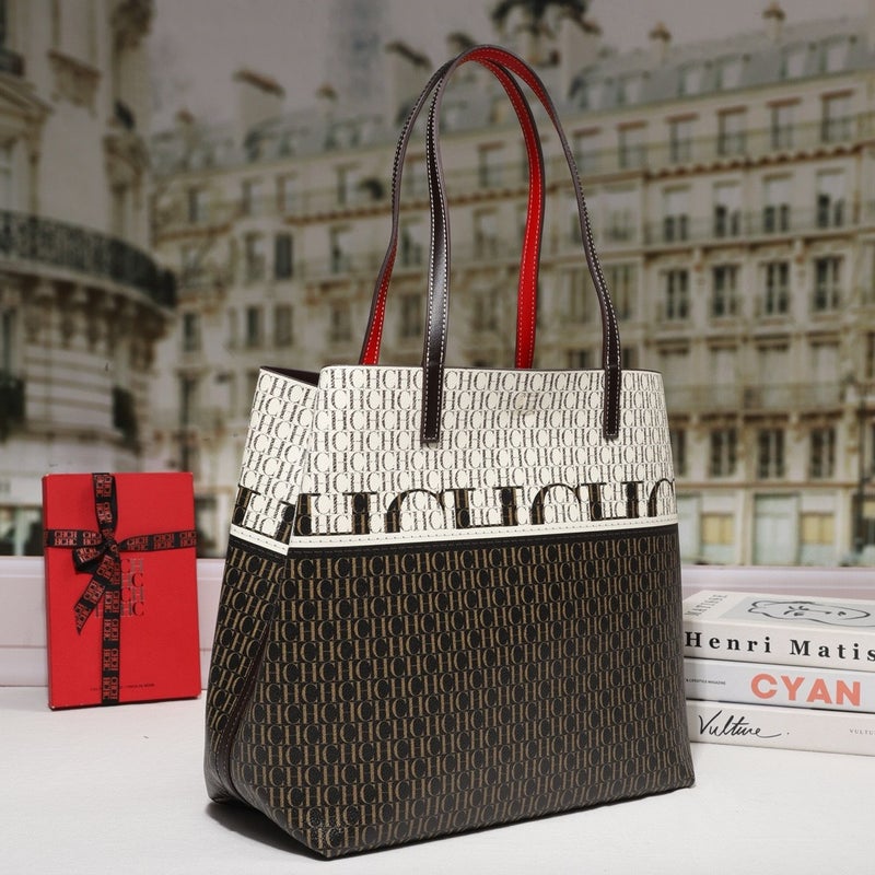 Chhc Bucket Bag Women'S 2025 Spring New Pvc Niche Designer Texture Commuter Shoulder Handbag - Image 3