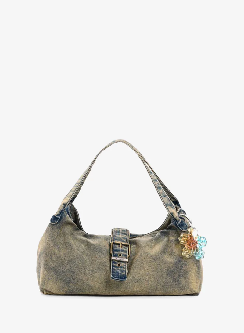 DESIGUAL Denim charm bag