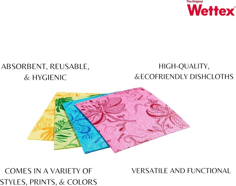 Wettex The Original 14 Pack Swedish Dishcloth for Kitchen - Eco Friendly Reusable Paper Towels - Assorted Dish Cloths for Washing Dishes - Image 4