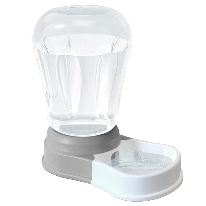 STALTWO 16 Gallon Automatic Dog Water Dispenser Large Capacity Gravity Pet Water Bowl for Multiple Pets BPAFree Cat Water Feeder for Large Dogs Refill Less Often Grey - Image 2