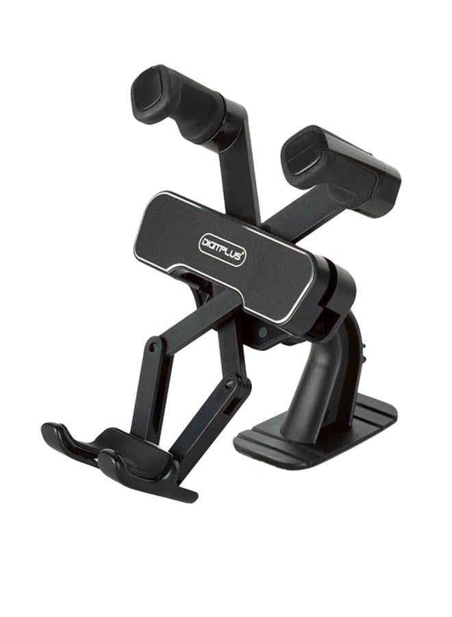 NIBEMINENT Car phone hoder long arm 2 in 1 gravity Black - Image 2