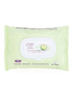 Eva Eva Yogurt & Cucumber Face Cream for Oily Skin, 170g + Eva Skin Cleansing & Makeup Removal Wipes (25 Wipes) + Eva Glycerin Face Wash & Makeup Remover for Dry Skin 150ml  - Image 4