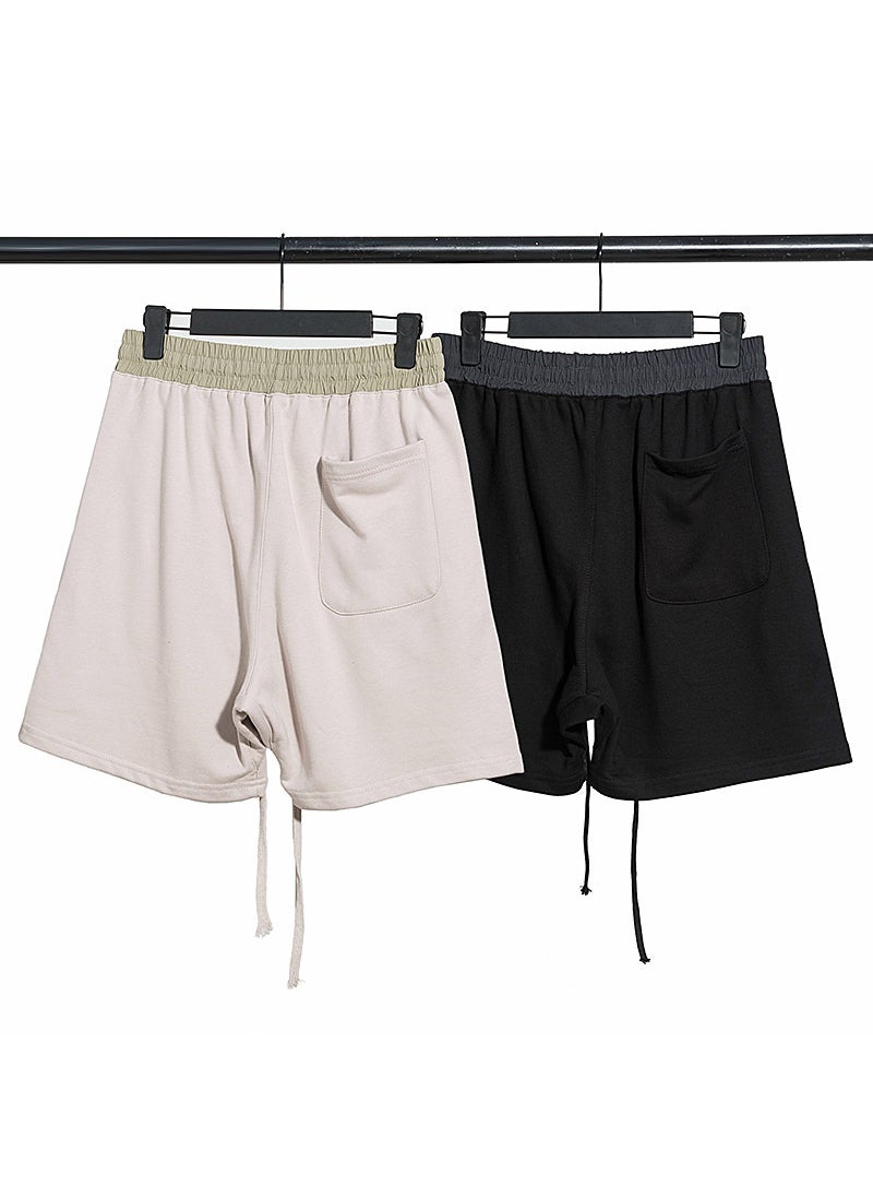 Generic - High Street FOG Season 7 Velvet Logo Shorts Apricot - Image 1