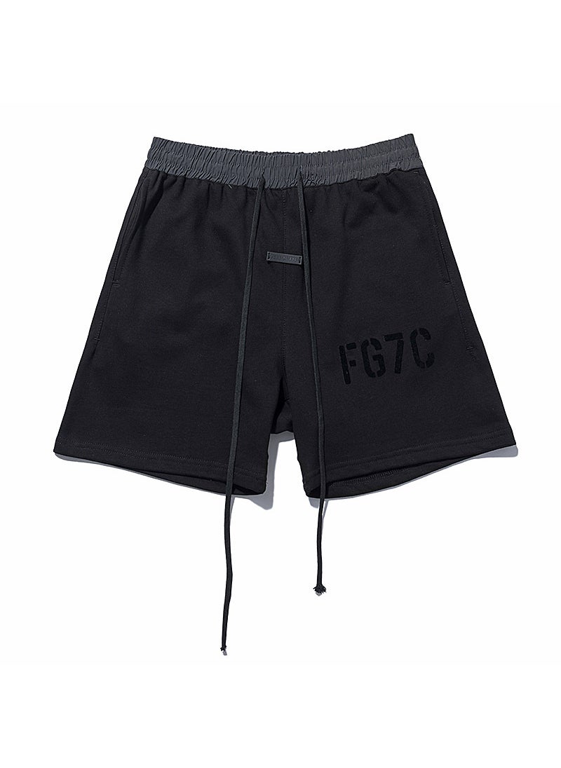 Generic - High Street FOG Season 7 Velvet Logo Shorts Apricot - Image 1