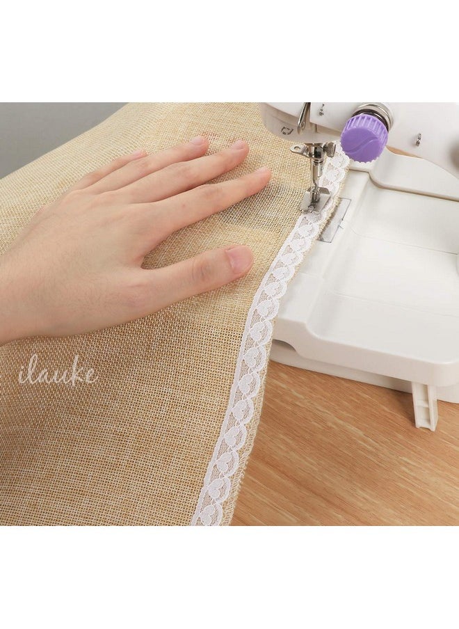 ilauke - 46 Yards White Lace Ribbon 14 Rolls Vintage Lace Trims 0.6 To 2.1 Inch Ribbon Lace With Assorted Pattern For Sewing Crafts Wedding Ribbon Flower Ribbon 3.28 Yards Each - Image 1
