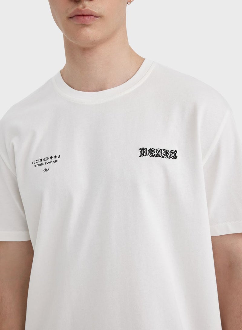 DeFacto Regular Fit Crew Neck Printed T-Shirt - Image 3
