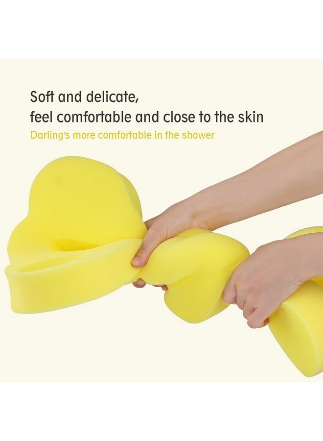 KECUCO Baby Bath Cushion Infant Bath Mat, Pad & Sponge for Toddler, Infant & Newborn (Yellow-Style4) - Image 5