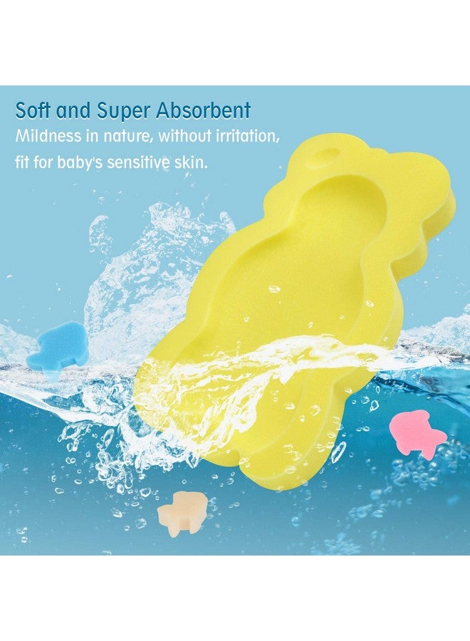 KECUCO Baby Bath Cushion Infant Bath Mat, Pad & Sponge for Toddler, Infant & Newborn (Yellow-Style4) - Image 3