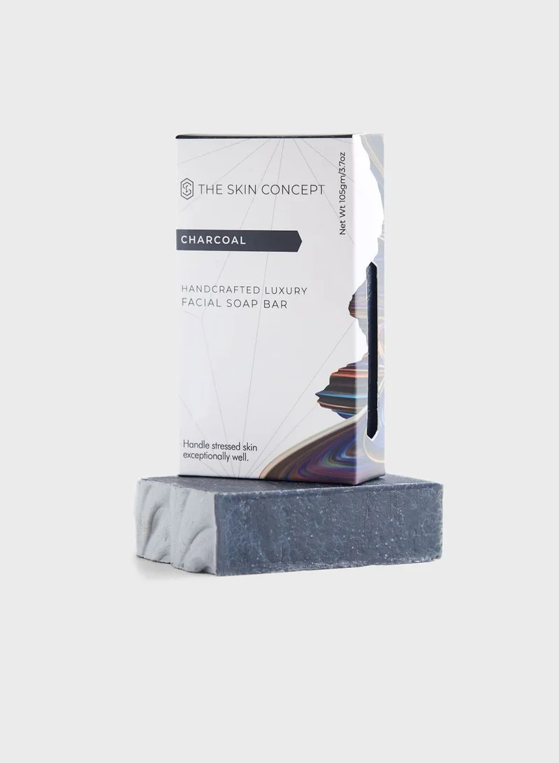 THE SKIN CONCEPT Handmade  Facial Soap Bar - Charcoal & Tea Tree Oil
