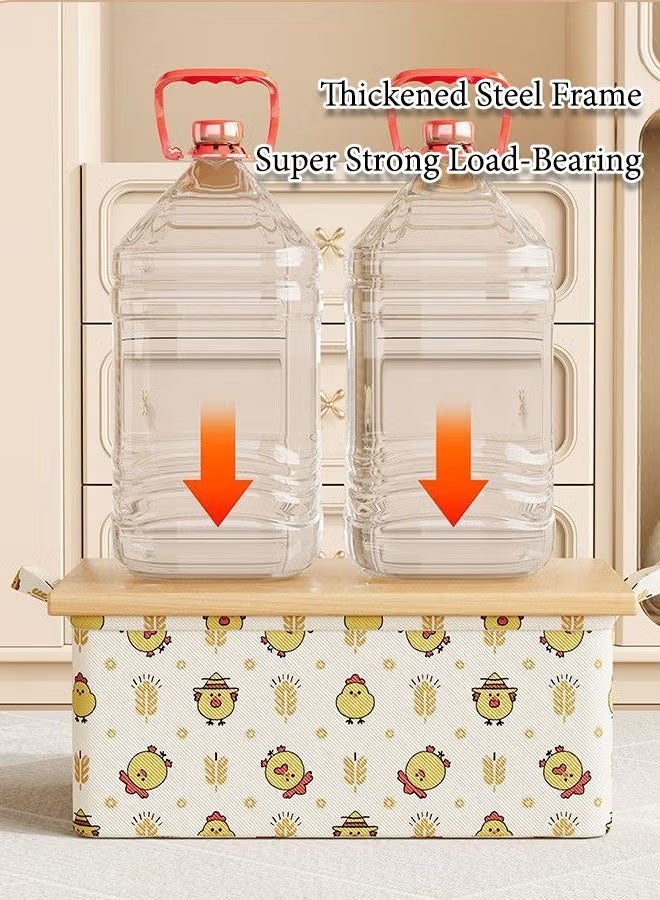 Storage Box, Large Capacity Wardrobe Clothes Storage Box,Foldable Fabric Storage Box with Handles ,Multifunctional Underwear Socks Storage Box,Dustproof Drawer Organizers Box, Wardrobe Clothes Organizers Bins,Stackable Organizing Box for Clothes, Jeans,Toys, Books,Perfect for Closets and Shelves - Image 3