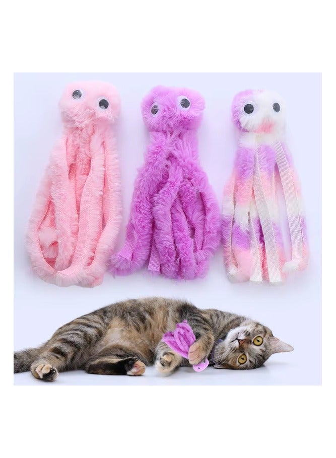 Catnip Toys for Cats, Interactive Plush Chew Toy, Soft and Durable Catnip Toy for Kittens, Soft Pet Toy (Octopus)