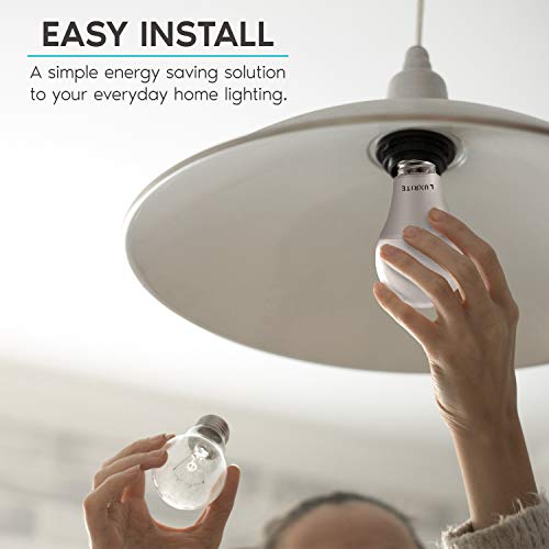 LUXRITE A19 LED Light Bulbs 100 Watt Equivalent Dimmable, 3000K Soft White, 1600 Lumens, Enclosed Fixture Rated, Standard LED Bulbs 15W, Energy Star, E26 Medium Base - Indoor and Outdoor (4 Pack) - Image 3