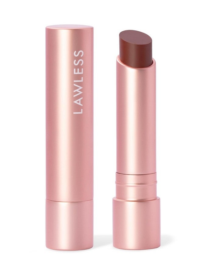 LAWLESS Forget The Filler Lip Plumping Line Smoothing Tinted Balm Amaretto Brown 0.09 Ounce - Image 1