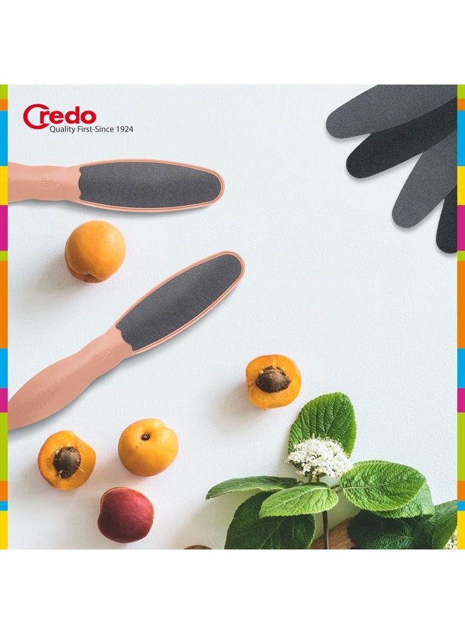 Diane مبرد قدم كريدو سولنجن ديو سوفت مشمش خشن وناعم، C381 - Image 5