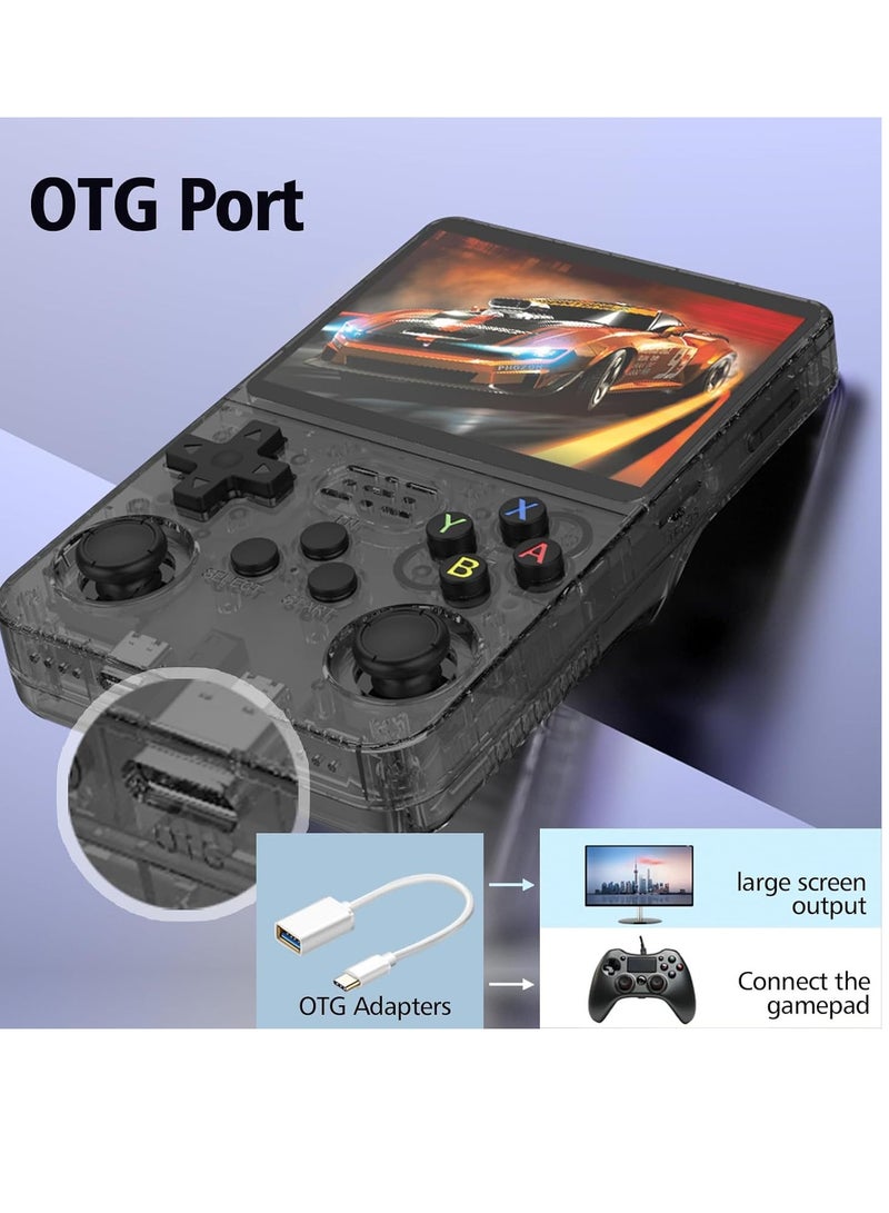 R36S handheld game console - 3.5 inch IPS screen Linux system retro game console, equipped with 15,000 + classic games 32 + 64G TF card - Image 4