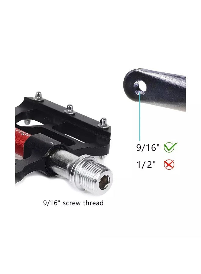 داهون دواسات منصة من الألومنيوم من داهون باللونين الأسود والأحمر - Image 3