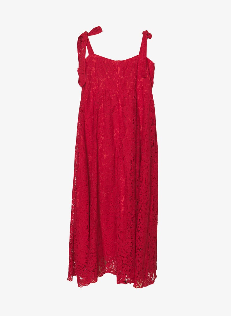 Ella Plus Strappy Lace Dress - Image 2