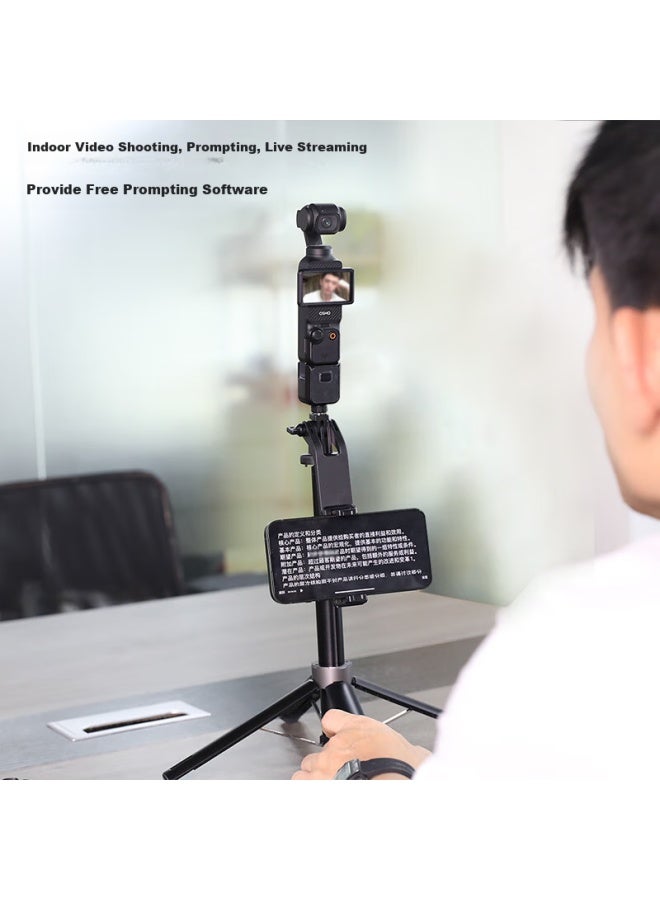 Qiyue Selfie Stick Tripod Stand For Dji Pocket 3 Osmo Pocket 3 Camera Teleprompter Extension Rod With Accessories Pocket 2