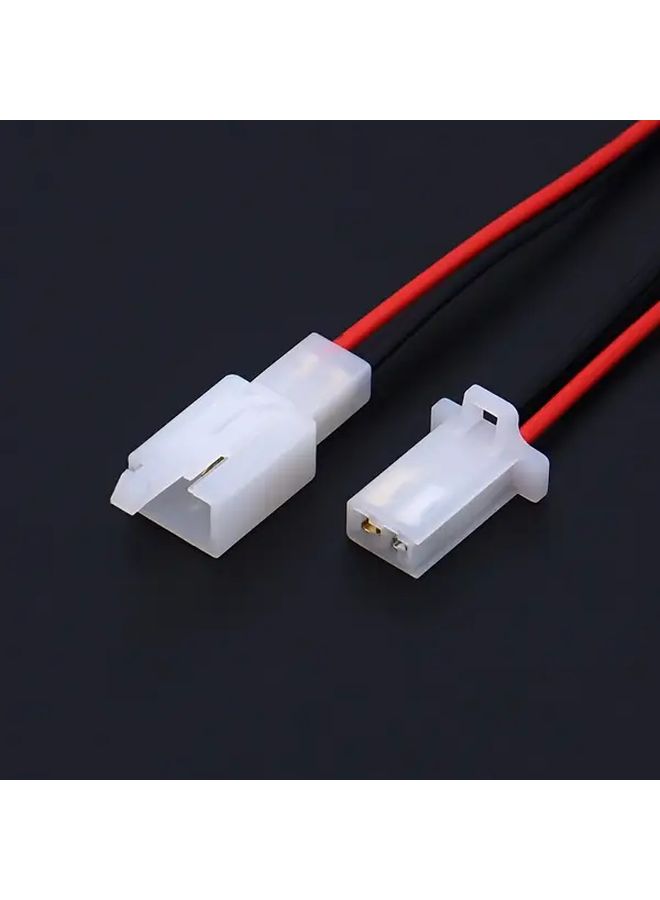 2 Pin Quick Connect Electrical Wire Terminal Connector Plug Socket For Automotive Motorcycle - Image 2