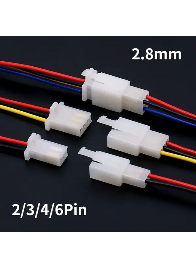 2 Pin Quick Connect Electrical Wire Terminal Connector Plug Socket For Automotive Motorcycle - Image 1